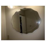 Mirror w/ Beveled & Scallop Edges