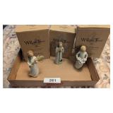 (3) Willow Tree Figurines