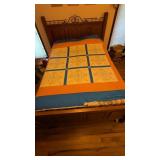 Handmade Cross Stitch Cutter Quilt -**