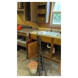 Fishing Poles & Minnow Bucket