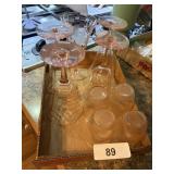 Pink Stemware & Juice Glasses