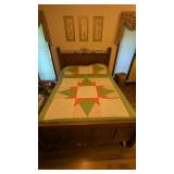 Handmade Cross Stitch Cutter Quilt -**