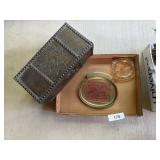 Dresser Top Treasure Chest, Change Holder &
