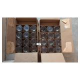 (24) Quart Size Clear Canning Jars