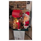 Animated Santa & Rudolph Display