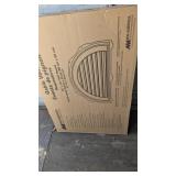Mid-America Half Round Gable Vent - bwood color