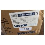 Karran Vitreous China Top Mount Sink (22x15x5)