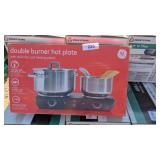 GE Double Burner Hot Plate