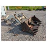 Loader w/ Brackets off 706 International Tractor