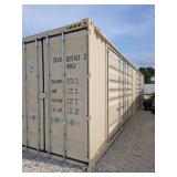 40ft. 3 Door Shipping Container