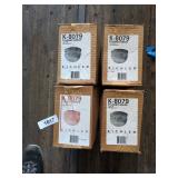 (4) Light Fixtures - Polished Brass