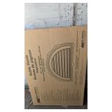 Mid-America Half Round Gable Vent - sawmill color