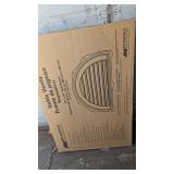 Mid-America Half Round Gable Vent - sawmill color