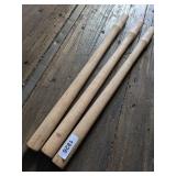 (3) Sledge Hammer Handles - Hickory, 28" length