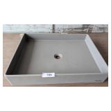 Single Bowl Fireclay Sink (23" x 17" x 4")