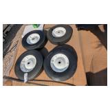 (4) 10 x 2.75 Wheels