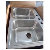 Karran SS Top Mount Sink (33" x 22" x 8")