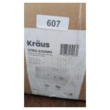 Kraus Reversible Fireclay Farmhouse Sink (33x18x