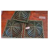 (3) Poly Drain Covers