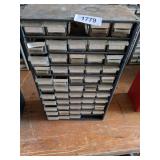 Storage Bin Metal w/ Plastic Drawers [Grey]
