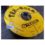Tex Gold Premium Skirt Board Rubber - 50ft roll