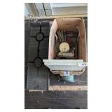 (1) Plastic Ramp, Paint Tray, Rollers, & Chain
