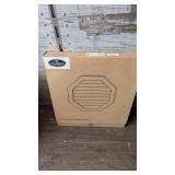 Plygem Octagon Gable Vent - charcoal color