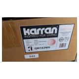 Karran Acrylic Solid Surface Vessel Sink (19-1/4x
