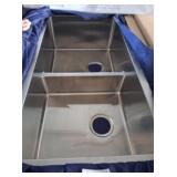 Karran Double Bowl Sink (33" x 18" x 9.5")**