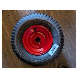 Tire & Rim Assembly w/ Belt Pulley
