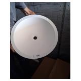 Karran SS Round Vessel Sink (19.5" x 4")