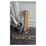 (7) Wooden Spindles, Hex Key Set, Level, Grout, +