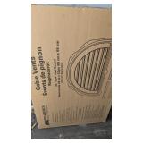 Mid-America Half Round Gable Vent - bwood color