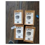 (4) Light Fixtures - Polished Brass