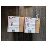 (2) Light Fixtures - Black