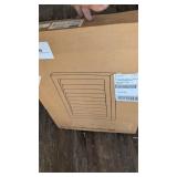 Plygem Rectangular Gable Vent - clay color