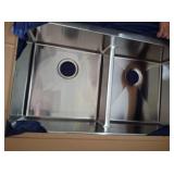 Karran SS Undermount Sink (33" x 18" x 10") w/