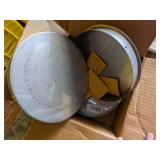 (4) Tee Caps - 8 inch