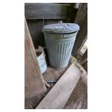 Metal Trash Can