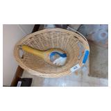 Laundry Basket w/ A Merry Christmas Gourd
