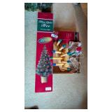 32" Fiber Optic Tree, Window Candles & More