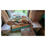 (2) Hand Crocheted Afghans
