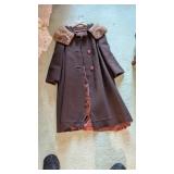 Vintage Coat w/ Mink Collar Forstman  -**