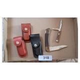 (2) Klein Folding Knives &