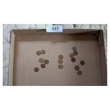 Wheat Pennies - Some early teens, 30