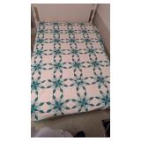 Eight Point Star Handmade Hand Quilted Quilt -*