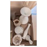 Milk Glass Assortment & Other