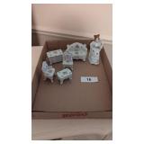 Victorian Porcelain Doll Size Furniture &