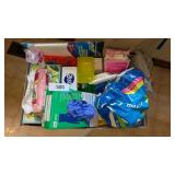 Soap, Tissues, Trash Bags &