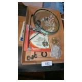 Plant Hanging Brackets, Thumb Tacks & Glass Bowl